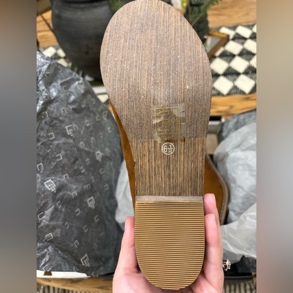 SHUSHOP Brown Ankle Boots - Picture 2 of 5